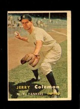 1957 TOPPS #192 JERRY COLEMAN GOOD+ YANKEES *NY7709 - $3.43