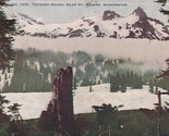 Tatoosh Range Mount Rainier National Park Washington WA 1908 DB Postcard - $9.76