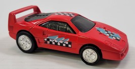 N) Vintage 1988 Mattel ARCO Diecast Metal Friction Car Red Ferrari F-40 - $9.89