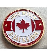 WWII France Normandy Landing Canadian 2nd Infantry Division Gold Coin - $314.33 MXN