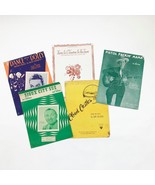 Set of 5 Music Sheets Dance With A Dolly Sioux City Sue Plus More - $18.26