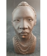 BEN APOLLO AFRICAN SCULPTURE TURKANA MAN #2 STUDIO ART REDWARE POTTERY K... - $48.00