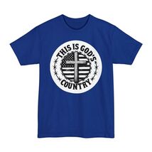 God&#39;s Country Tall T-Shirt | Patriotic Country Tee - €17,89 EUR+