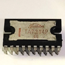 TA7214P Toshiba IC-DUAL AF PO 15W/CHANNEL INTEGRATED CIRCUIT - $3.60