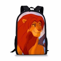 New Hot Sales School Bag Backpack For Boy and Girl Big Capacity Satchel  Lion  P - £90.33 GBP