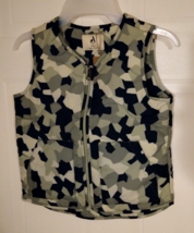 Amazon Woman&#39;s Camouflage Full Zip Lightweight Puffer Vest - Size: S (6-7) - $8.52