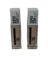 2x Maybelline Super Stay Foundation, Fair Ivory 105, 1 fl oz Ea NOS - $235.90 MXN
