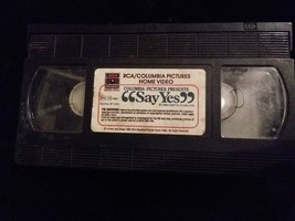 Say Yes 1985 movie VHS - £4.69 GBP