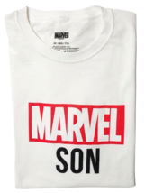 Mad Engine Marvel SON Men White Crew Neck Graphic T-Shirt (Size: 2X) - £11.86 GBP