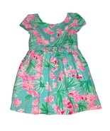 Lilly Pulitzer Girls Momoa Aqua Al Fresco Isnt She Lovely Dress Pastel E... - $40.60 CAD