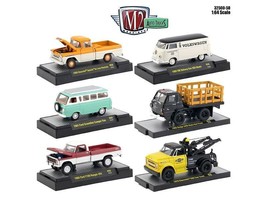 Auto Thentics 6 Piece Set Release 50 IN DISPLAY CASES 1/64 Diecast Model Cars b - £61.42 GBP
