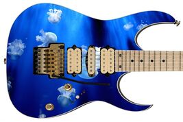 Guitar Skin Axe Wrap Re-skin Tropical Jelly Fish Fun in the Sea 375 - $44.50