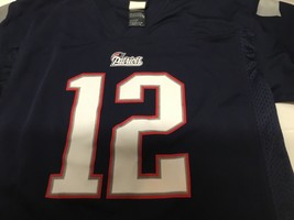 New England Patriots #12 Tom Brady NFL Team Apparel Jersey-YOUTH Size Large - $18.76