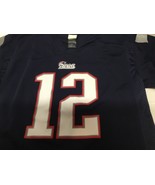 New England Patriots #12 Tom Brady NFL Team Apparel Jersey-YOUTH Size Large - £14.76 GBP