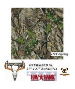 HAV-A-HANK XL BIG OVERSIZED Hardwood Tree Wood Leaf CAMO Bandana Head Wr... - $16.88 CAD
