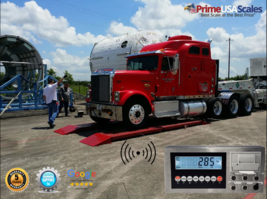 Wireless OP-923 Axle Truck Scale 12&#39;x30&quot; Platform 60,000 lb Indicator + Printer - £6,715.57 GBP