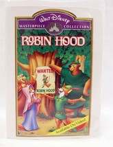 VINTAGE SEALED 1996 McDonald&#39;s Robin Hood Mini VHS Box + Figure Set - £11.67 GBP