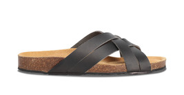 Vegane Sandalen flache rückenfreie Criss-Cross ergonomisch gepolstertem ... - £49.50 GBP