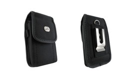 Canvas Belt Case Holster Pouch with Clip/Loop for ATT/Verizon Red Hydrog... - $17.09