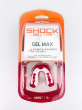 Shock Doctor Gel Max Mouth Guard Sports Adult Flavor Fusion Fruit Punch - £11.55 GBP