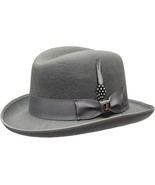Men Bruno Capelo Dress Formal Hat Australian Wool Homburg Godfather GF11... - £54.14 GBP