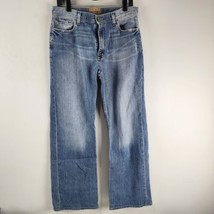 Buckle BKE Marshall Jeans 32x33 Straight Relaxed Light Wash Distress Hol... - $23.75
