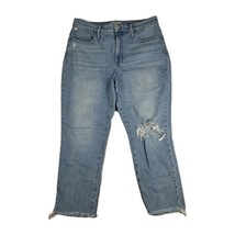Madewell Jeans Womens Size 32 The Curvy Perfect Vintage Jean Distressed ... - $40.09