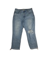 Madewell Jeans Womens Size 32 The Curvy Perfect Vintage Jean Distressed ... - $737.95 MXN
