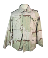 US Army Desert Camo M65 Field Jacket Cold Weather Coat Medium Regular - ... - €38,25 EUR
