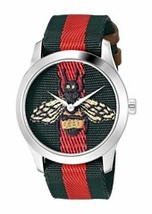 Gucci YA1264060 Multi-Color Dial Nylon Strap Unisex Watch - £467.61 GBP