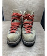 Vintage SEARS Split Suede Hiking Outdoor Boots Men&#39;s Size 10 D Tan 84403 - $59.40