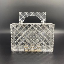 H handle clutch fashion summer beach bag famous brand wedding party transparent acrylic thumb200