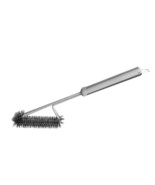 Stainless Steel and Nylon 3-Head Grill Brush, Black &amp; Gray - $32.68 CAD