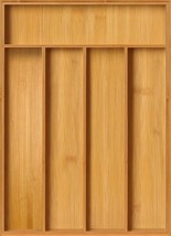 Utopia Kitchen Silverware Organizer, Bamboo Utensil Drawer 14&quot;D x 10&quot;W x... - €18,89 EUR