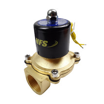HFS 110V AC 1&quot; Electric Solenoid Valve Water Air Gas, Fuels N/C - £31.46 GBP