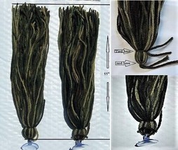 2 11"  Acrylic 100 Strand Spawning Mops Camouflage with Suction Cup - £8.00 GBP