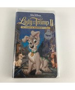 Disney Lady And The Tramp II Movie VHS Tape Scamp&#39;s Adventure Vintage Se... - $90.04