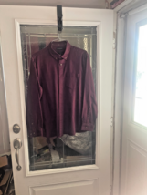 Banana Republic Purple Shirt Mens XL Standard Fit Button Down Flannel Su... - $12.82