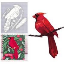 Christmas Bird metal die cut for DIY scrapbooking Greeting card making s... - $5.99