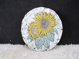 Shapes of Clay Sunflower Wall Hanging by Stan Ash of Mt. St Helens Plaqu... - £14.92 GBP