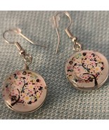 Multicolored Acrylic Ball Tree Earrings ~ Silver Alloy ~ 1.5&quot; Drop Dangl... - $28.05 CAD