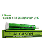 3x 40g. Algason Massage Cream for Antirheumatic Analgesic - $37.46