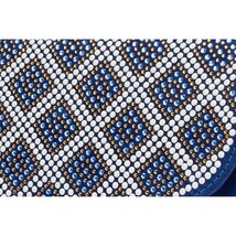 The Nampula Sax Blue Glitter Leather Handbag image 4