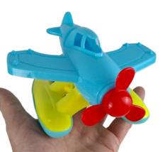 Watercraft Plane Plastic Airplane Kids Toy Blue Yellow Beach Outdoor Play Red 3+ - £9.41 GBP