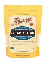 Bob&#39;s Red Mill Chickpea Flour, 16 Ounce (Pack of 4) (16 Ounce (Pack of 1)) - £20.86 GBP