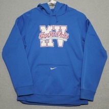 Nike Men&#39;s Hoodie Size Large Pullover Thermo Fit Blue Long Sleeve Casual - £22.35 GBP