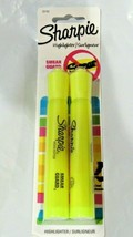Sharpie Neon YELLOW HIGHLIGHTER 2pk Chisel Tip Non-Toxic Odorless 25162PP - £5.48 GBP