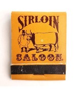 Sirloin Saloon Bar Vintage Matchbook Montpelier Vermont Matches Unstruck... - $19.99