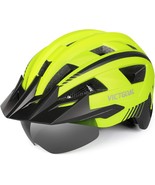 Victgoal Bike Helmet For Men Women With Led Light Detachable Magnetic Go... - £39.67 GBP