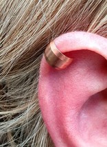 Copper Ear Cuff Earring Real Copper Orbital Cuff Hair Beard Ethnic Jewellery - £3.89 GBP